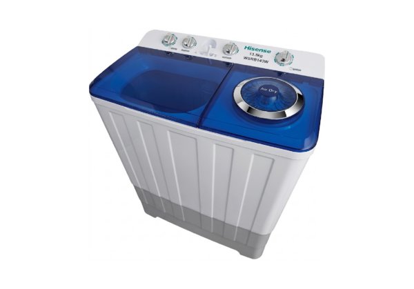 Hisense 13.5KG Twin Tub Washing Machine – Semi Automatic High Capacity Washer