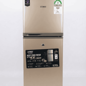 Ecomax 118L Double Door Refrigerator – Energy Efficient Compact Fridge