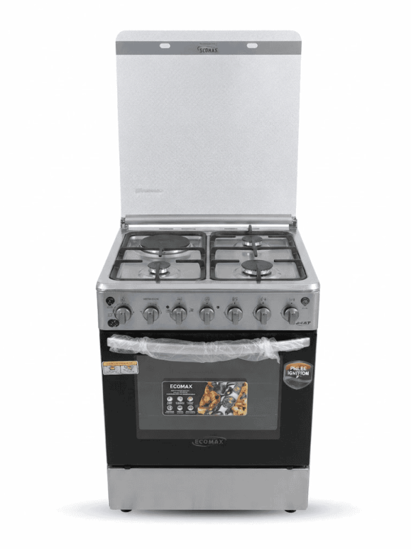 Ecomax 60x60 Cooker – Free Standing Gas Cooker with Electric Oven